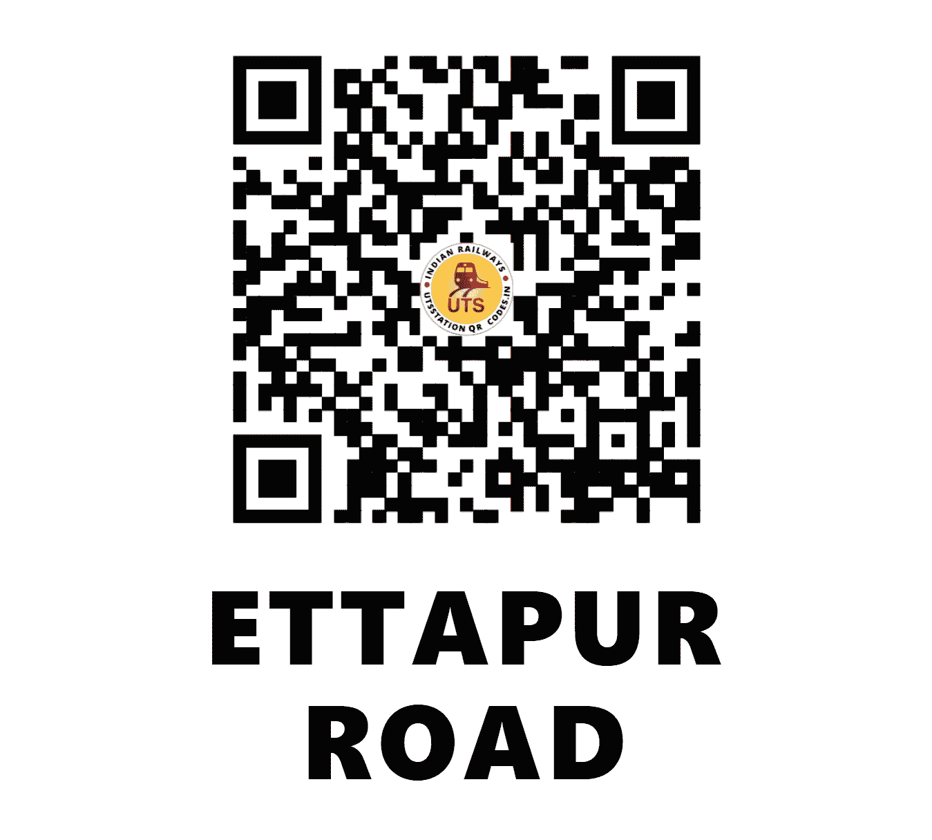 UTS QR Code for ETTAPUR ROAD - ETP - SR (TAMIL NADU)